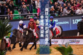 华体会app-黎巴嫩代表团在马术比赛中赢得观众的欢心